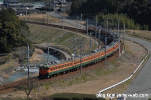 回9481M 113系L29+T101+L22編成